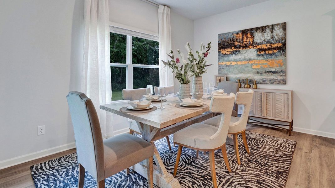 Representative furnished interior of a home built from the Denham by D.R. Horton in Shiloh Springs, Jackson (Image 5).