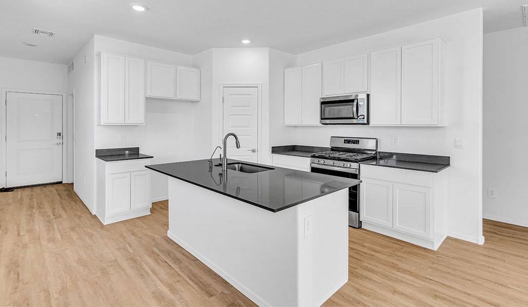 Furnished interior view inside a new home in Blackhawk, Tucson (Image 4). Furnished interior view inside a new home in Blackhawk, Tucson (Image 4).