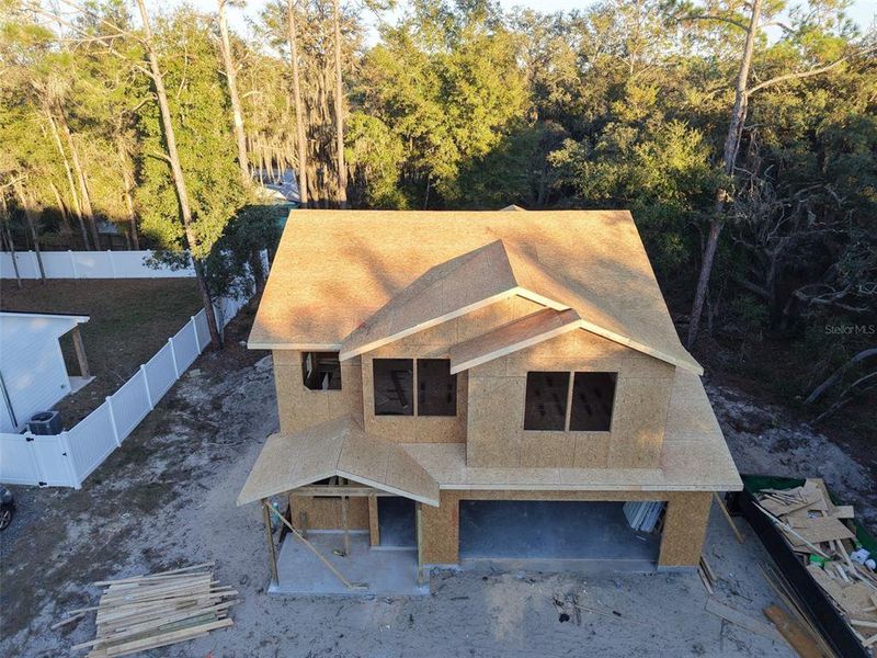 In-progress construction of a new home in , Interlachen, FL (Image 16).