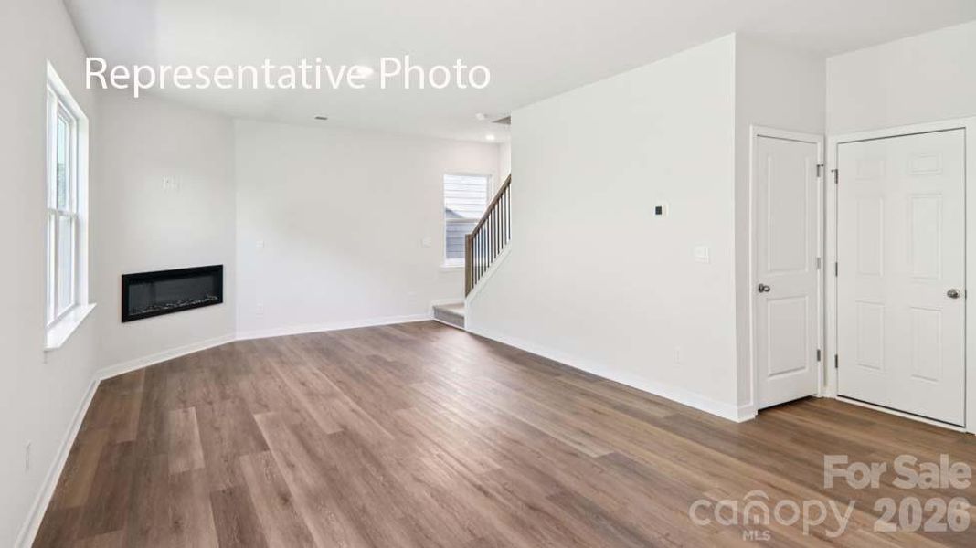 Spacious, unfurnished interior of a new home in The Hamptons at Hickory, Hickory (Image 17).