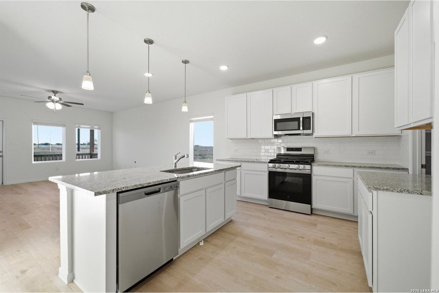 Furnished interior view inside a new home in Garden Grove, San Antonio (Image 4).