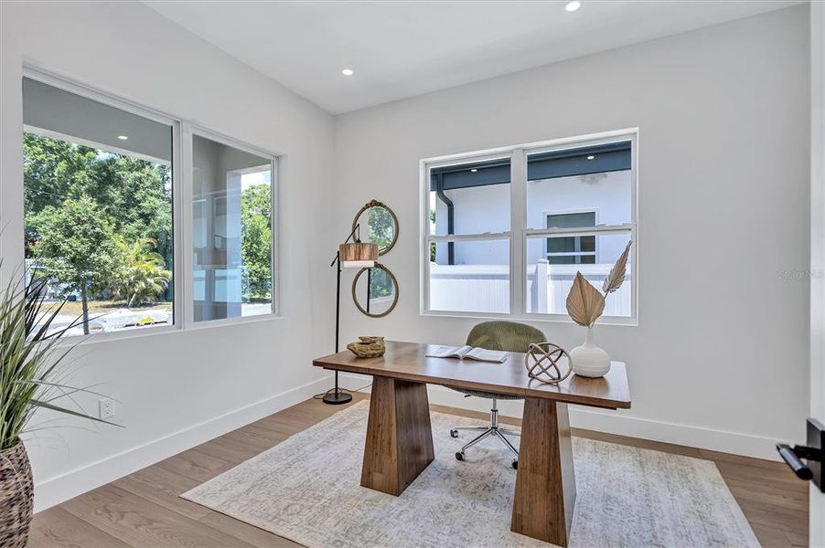 Furnished interior view inside a new home in , St. Petersburg (Image 16).
