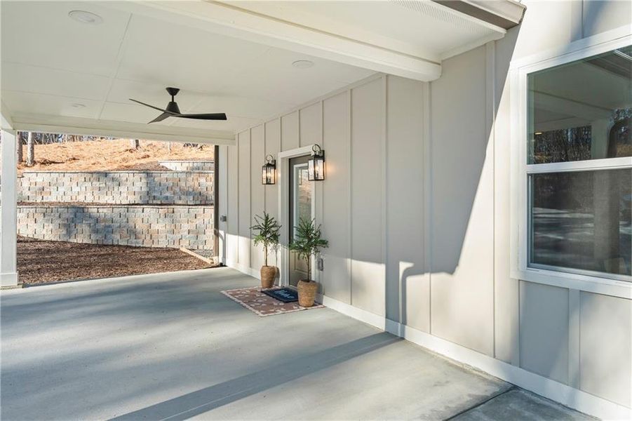Exterior details and patio area of a home in , Gainesville (Image 3).