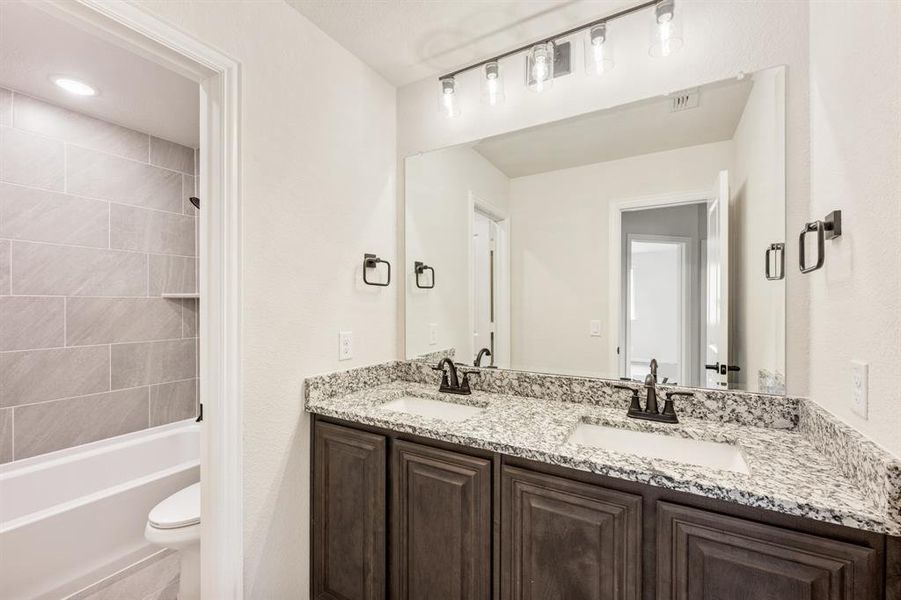 Furnished interior view inside a new home in Mockingbird Hills 60-65, Joshua (Image 15). Furnished interior view inside a new home in Mockingbird Hills 60-65, Joshua (Image 15).