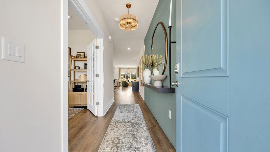 Representative furnished interior of a home built from the Lighthouse by DRB Homes in Chestnut Farms, Longs (Image 9).