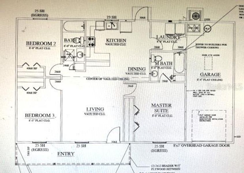 2D floor plan layout of this home in , Summerfield, FL (Image 3).