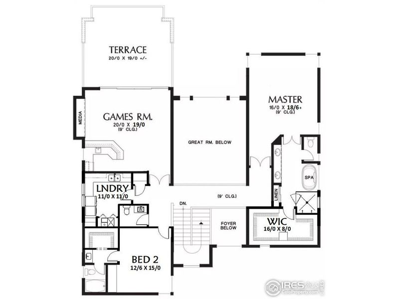 2D floor plan layout of this home in , Windsor, CO (Image 5).