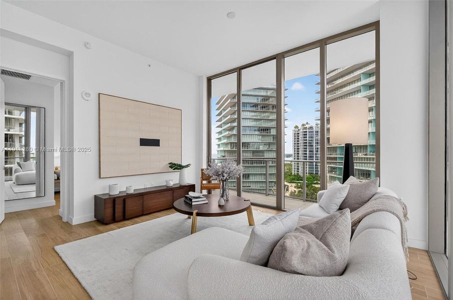 Furnished interior view inside a new home in Mr. C Residences, Miami (Image 11).