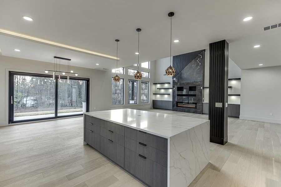 Furnished interior view inside a new home in , Buford (Image 9).