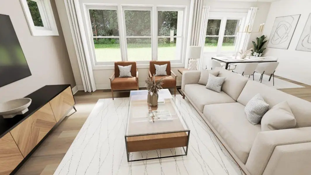 Furnished interior view inside a new home in Tupelo Junction, Mebane (Image 8).