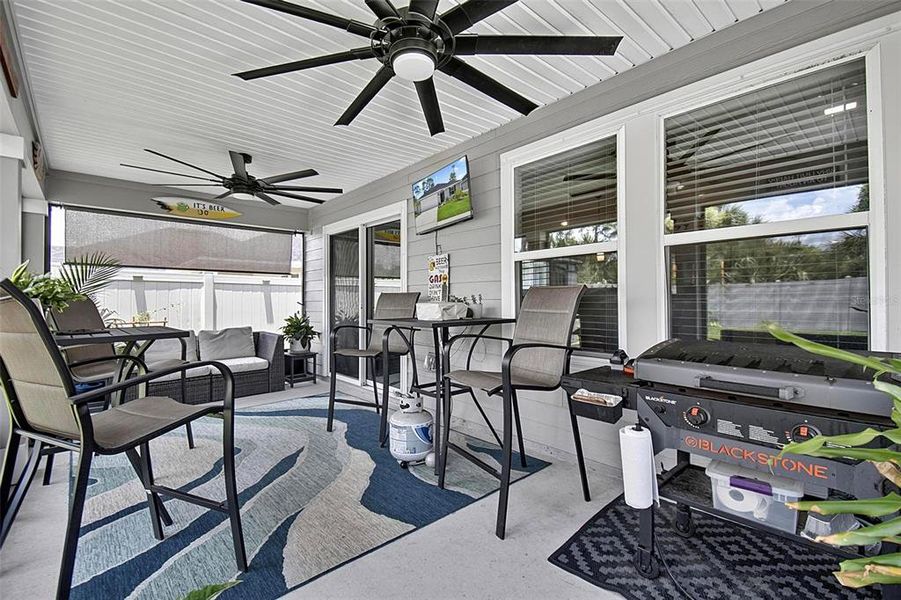 Exterior details and patio area of a home in , Flagler Beach (Image 4). Exterior details and patio area of a home in , Flagler Beach (Image 4).