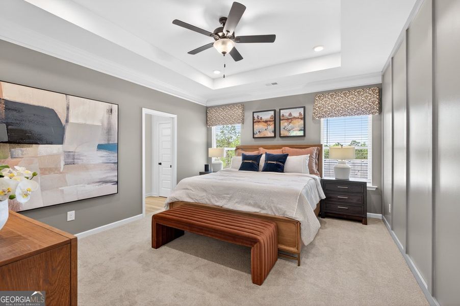 Furnished interior view inside a new home in Cobblestone Crossing Commons, Warner Robins (Image 31).