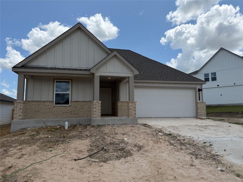 In-progress construction of a new home in Liberty Village, Brenham, TX (Image 17). In-progress construction of a new home in Liberty Village, Brenham, TX (Image 17).