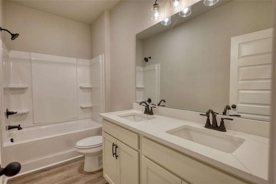 Furnished interior view inside a new home in , Monticello (Image 8).