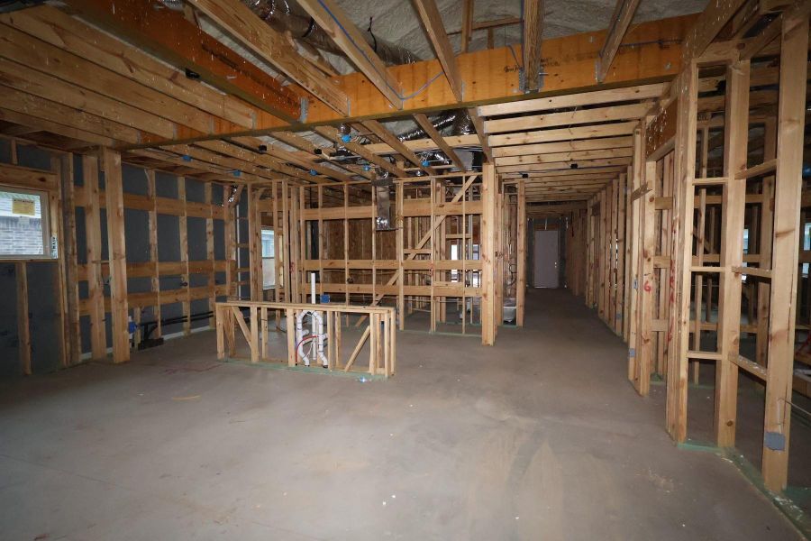 In-progress construction of a new home in Escondido, Magnolia, TX (Image 4).