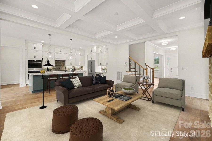 Furnished interior view inside a new home in Shepherds Trace, Clover (Image 7).