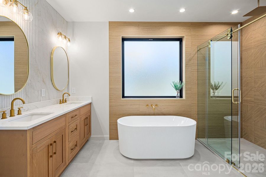 Furnished interior view inside a new home in , Candler (Image 18).