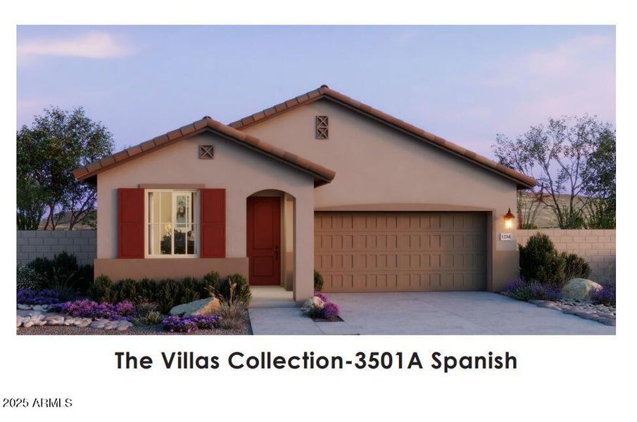 3501 Plan A-Spanish Elevation