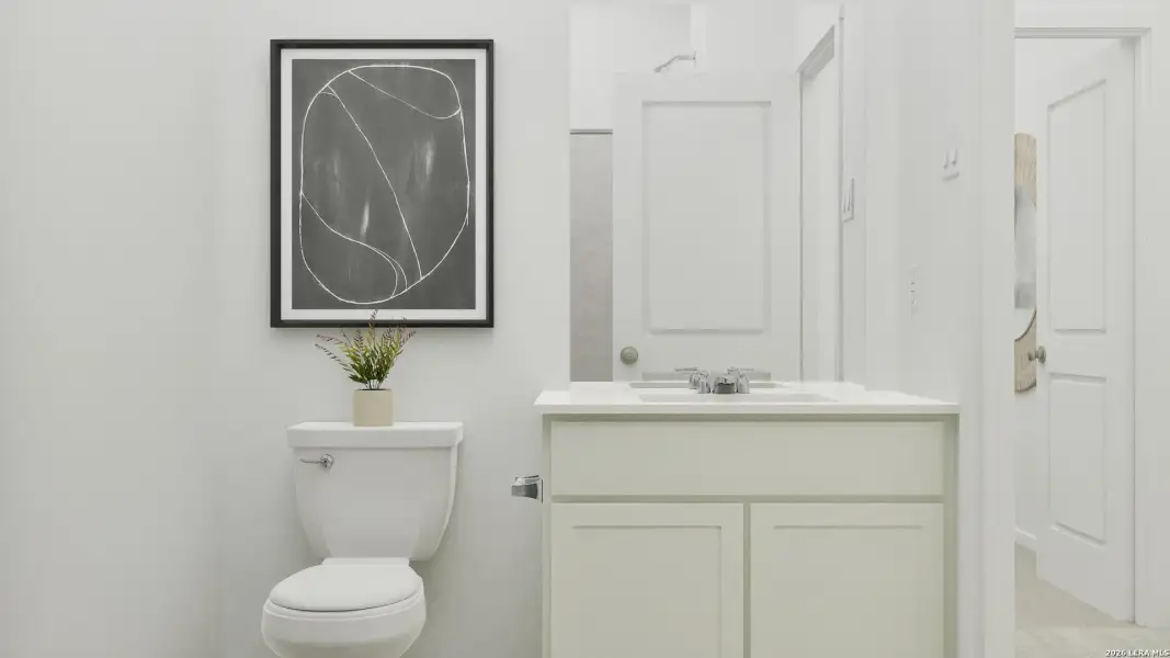 Furnished interior view inside a new home in Summerlin, San Antonio (Image 5).