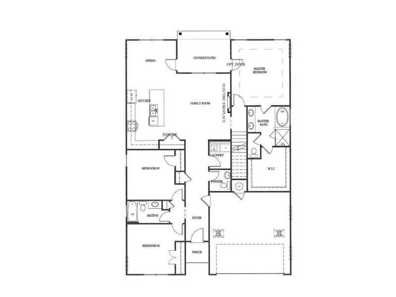 2D floor plan layout of this home in , Homer, GA (Image 4). 2D floor plan layout of this home in , Homer, GA (Image 4).