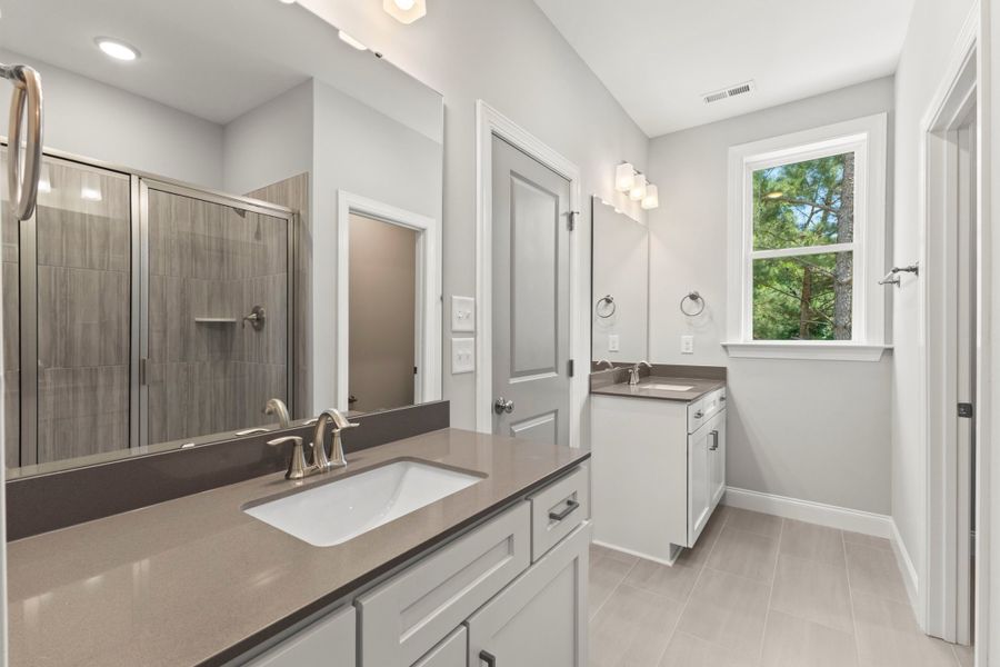 Representative furnished interior of a home built from the The Whitley by RobuckHomes in Baylee Ridge, Selma (Image 86).