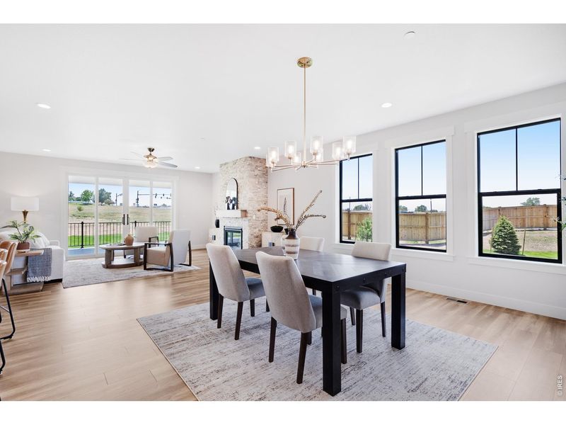 Furnished interior view inside a new home in , Greeley (Image 10).