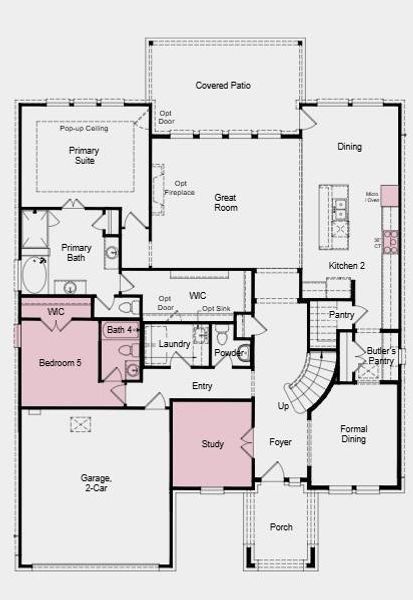 Additional Highlights Include: Gourmet kitchen, study in place of flex, downstairs bedroom and full bathroom in place of tandem garage, pop up ceilings at primary suite, door at primary closet to laundry, upgraded cabinets, countertops, and flooring. Additional Highlights Include: Gourmet kitchen, study in place of flex, downstairs bedroom and full bathroom in place of tandem garage, pop up ceilings at primary suite, door at primary closet to laundry, upgraded cabinets, countertops, and flooring.