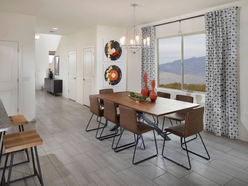 Furnished interior view inside a new home in Las Patrias at Star Valley Phase III - Signature Series, Tucson (Image 3).