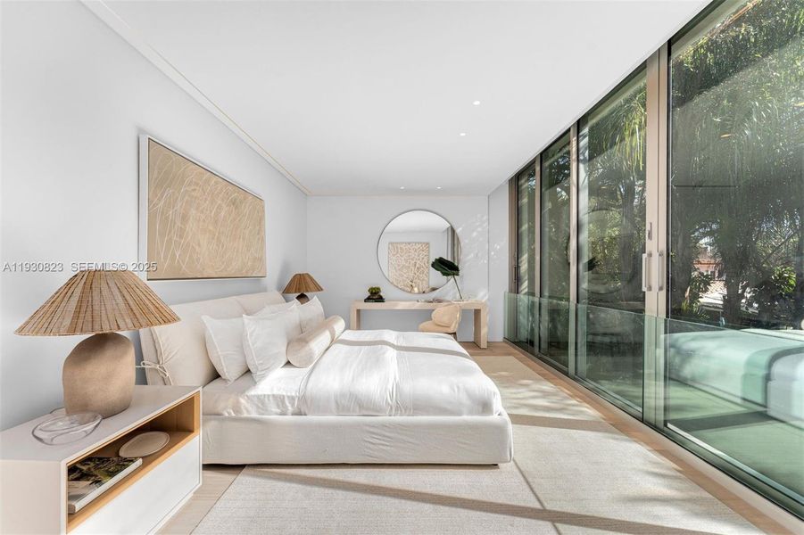 Furnished interior view inside a new home in , Miami (Image 10).