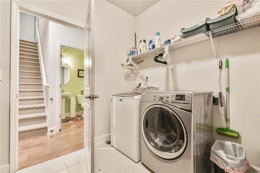 Furnished interior view inside a new home in , Hoschton (Image 23).