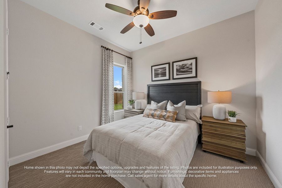 Furnished interior view inside a new home in Serenity Estates, Lorena (Image 10).