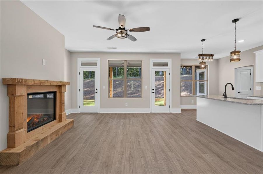Spacious, unfurnished interior of a new home in , Dawsonville (Image 20).