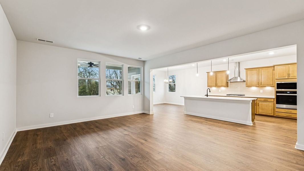 Representative unfurnished interior of a home built from the Stonebrook  II by D.R. Horton in Pottsview, Smyrna (Image 22).
