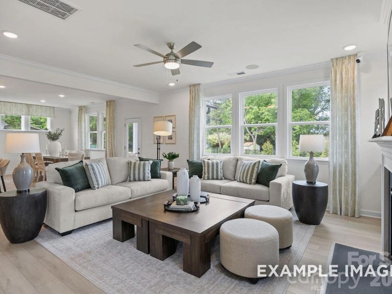 Furnished interior view inside a new home in Windgate, Mooresville (Image 3).