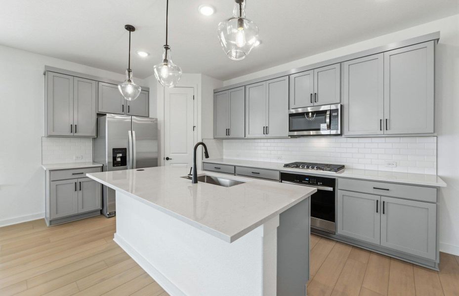 Furnished interior view inside a new home in Kuempel Farms, Pflugerville (Image 6).