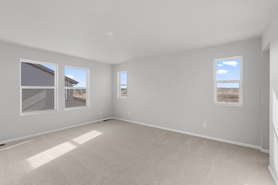 Spacious, unfurnished interior of a new home in The Legacy Collection at Talon Pointe, Thornton (Image 15). Spacious, unfurnished interior of a new home in The Legacy Collection at Talon Pointe, Thornton (Image 15).