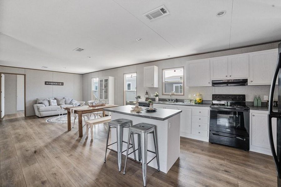 Furnished interior view inside a new home in , Sunset (Image 11). Furnished interior view inside a new home in , Sunset (Image 11).