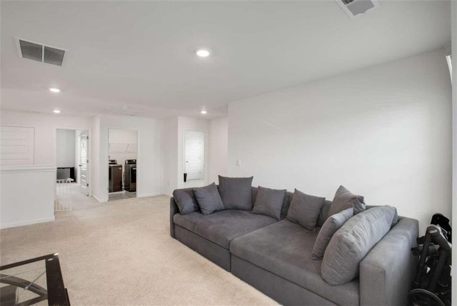 Furnished interior view inside a new home in Stillwater Springs, Dacula (Image 14). Furnished interior view inside a new home in Stillwater Springs, Dacula (Image 14).