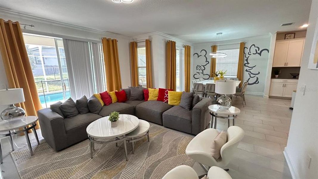 Furnished interior view inside a new home in , Davenport (Image 55).