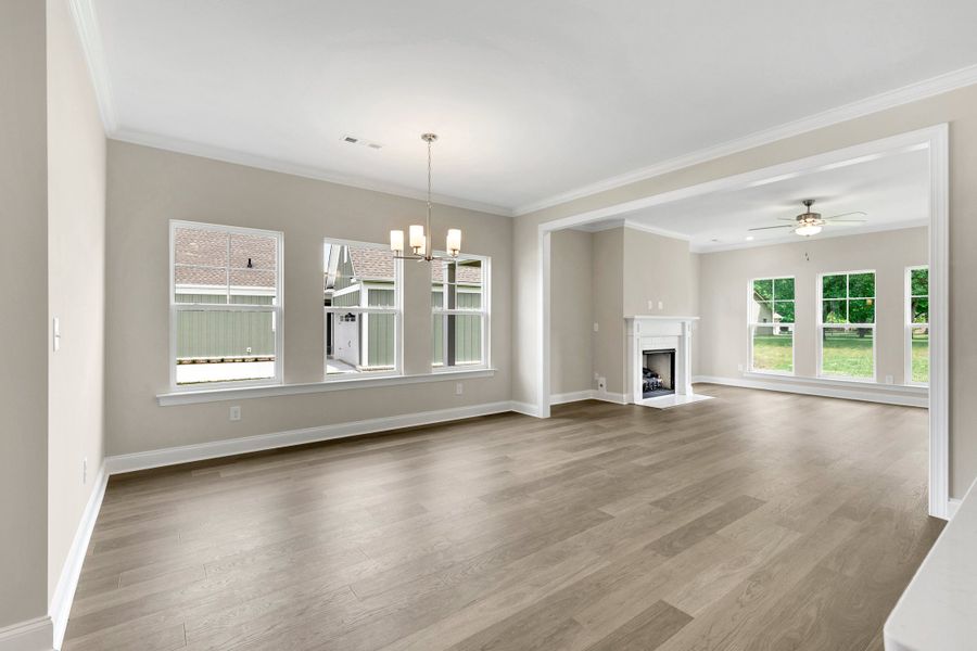 Spacious, unfurnished interior of a new home in Rutherford, Columbia (Image 25). Spacious, unfurnished interior of a new home in Rutherford, Columbia (Image 25).
