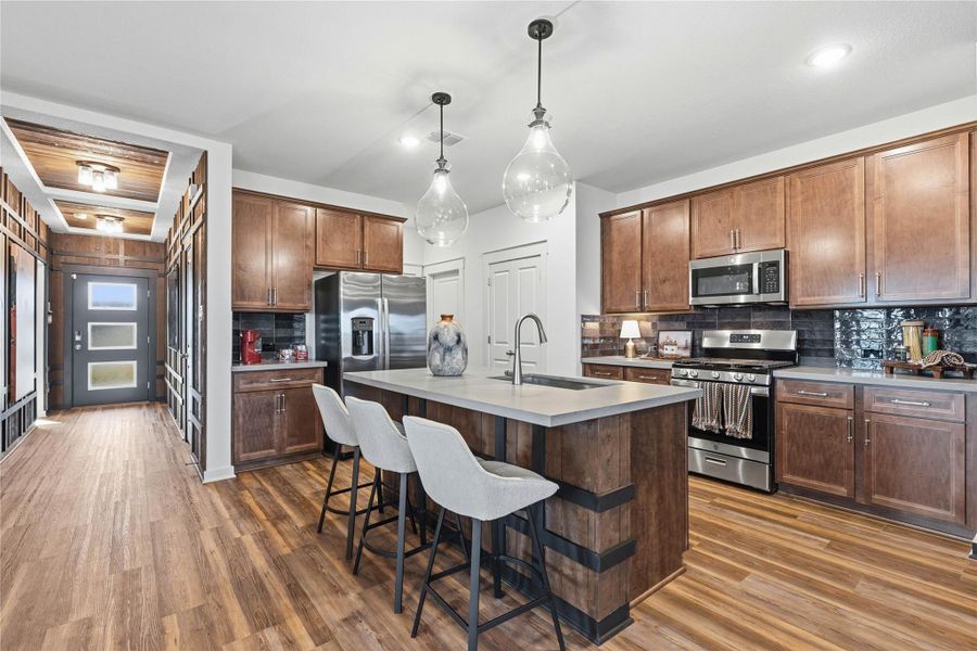 Model home photos of similar floorplans, not pictures of actual home.