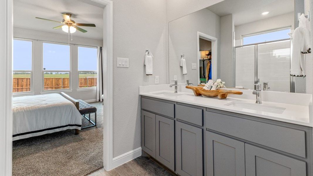 Furnished interior view inside a new home in Morningstar, Fort Worth (Image 23).
