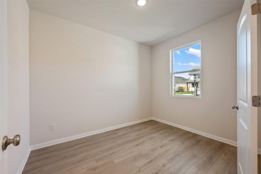 Spacious, unfurnished interior of a new home in Patterson Ranch, Georgetown (Image 36). Spacious, unfurnished interior of a new home in Patterson Ranch, Georgetown (Image 36).