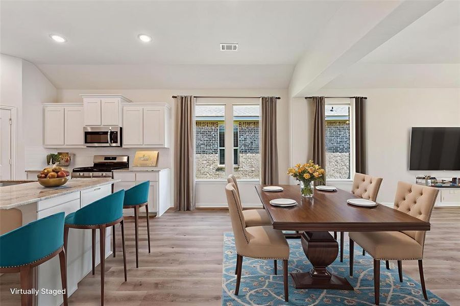 Furnished interior view inside a new home in Liberty Pointe, Gainesville (Image 16). Furnished interior view inside a new home in Liberty Pointe, Gainesville (Image 16).