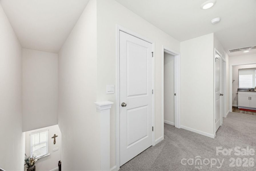upstairs hallway