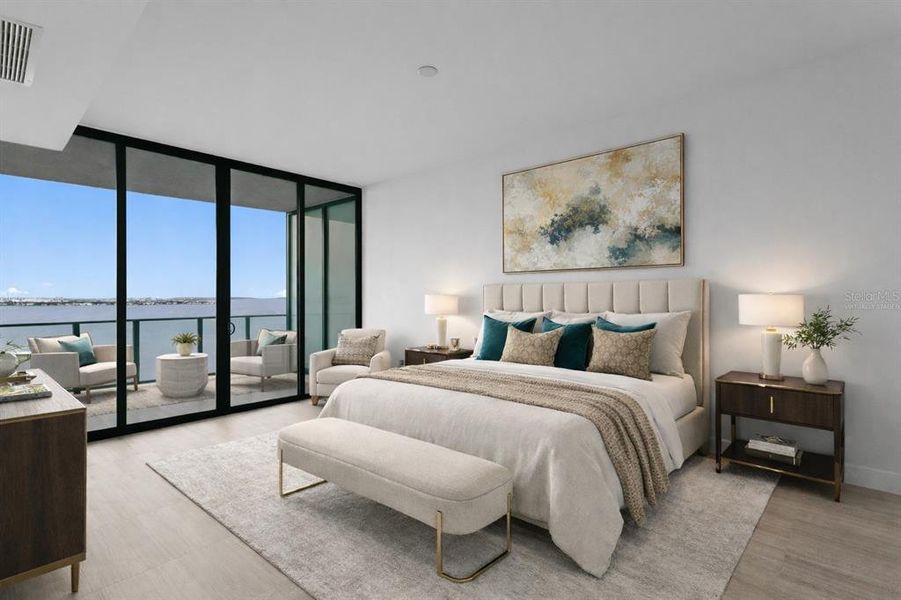 Furnished interior view inside a new home in , Tampa (Image 9).