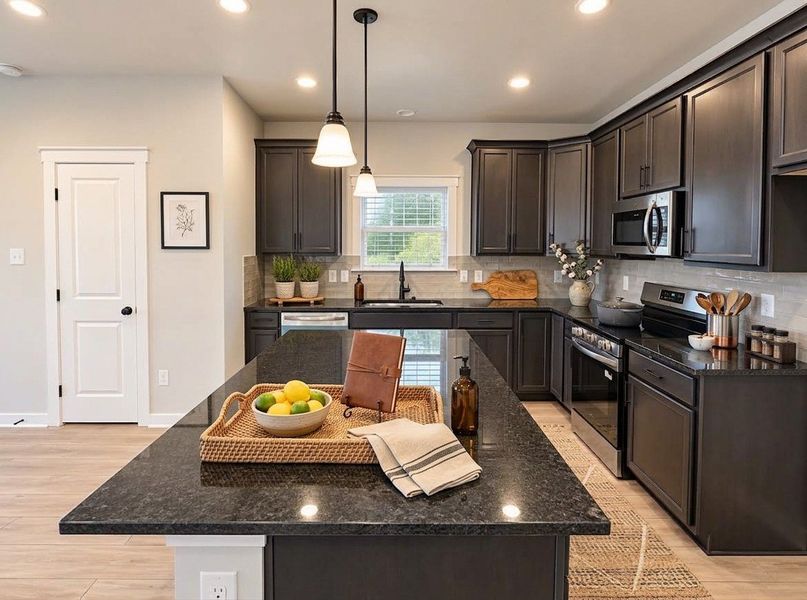Furnished interior view inside a new home in Hickory Cove, Burns (Image 6). Furnished interior view inside a new home in Hickory Cove, Burns (Image 6).