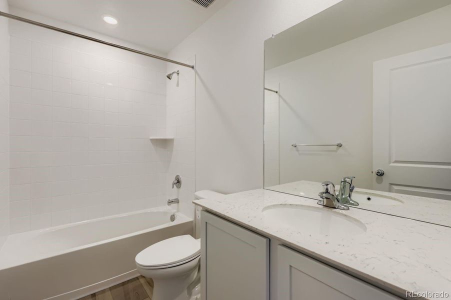 Furnished interior view inside a new home in Copper Chase: The Celestial Collection, Colorado Springs (Image 6).