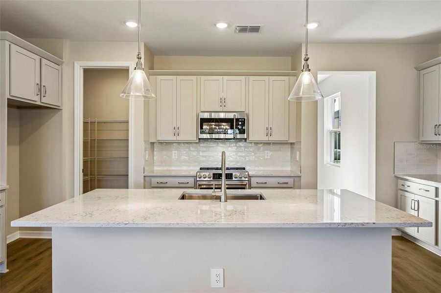 Furnished interior view inside a new home in Oakfield Trails, Parrish (Image 13). Furnished interior view inside a new home in Oakfield Trails, Parrish (Image 13).
