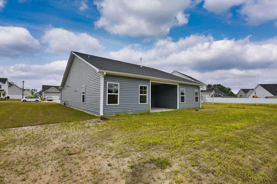 Representative exterior photo of a completed home built from the Dogwood by Caviness & Cates Communities in Maggie Way, Wendell, NC (Image 139).